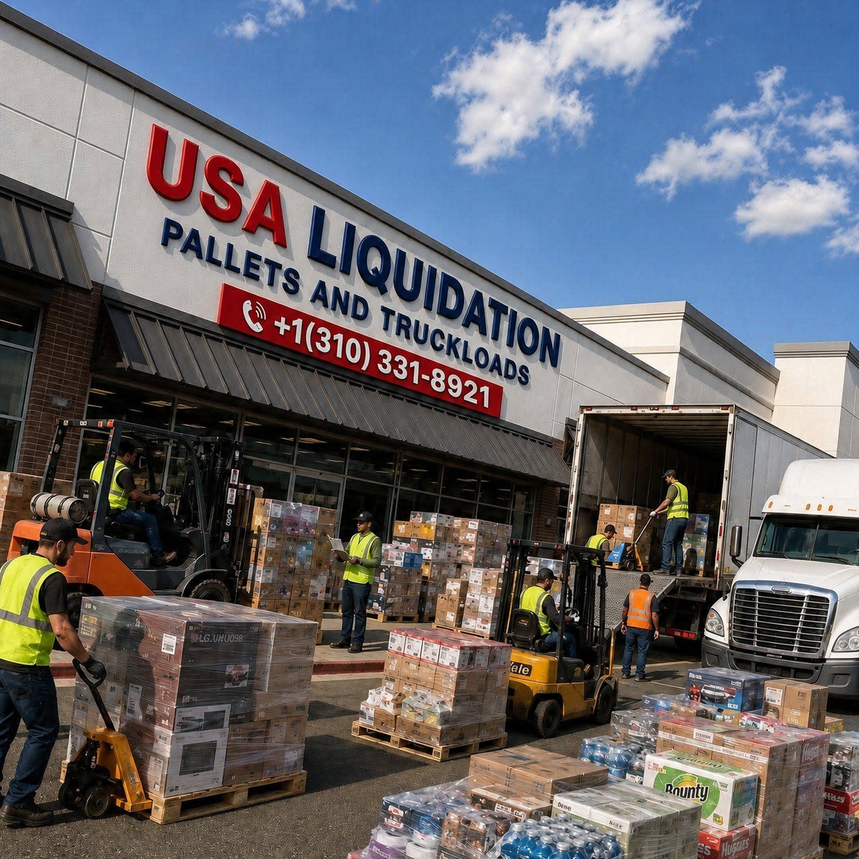 usa liquidation pallets and truckload